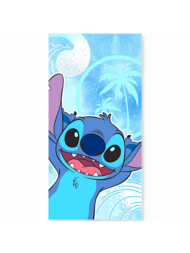 Lilo & Stitch Strand-/Badetuch Lilo & Stitch - (L) 140 cm x (B) 70 cm in Blau günstig kaufen 140