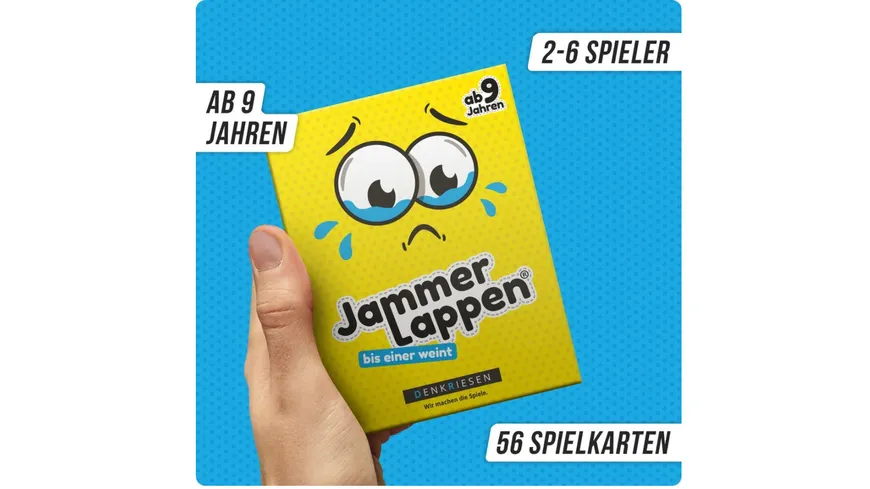 Denkriesen - JAMMERLAPPEN - Das dramatisch lustige Kartenspiel - 