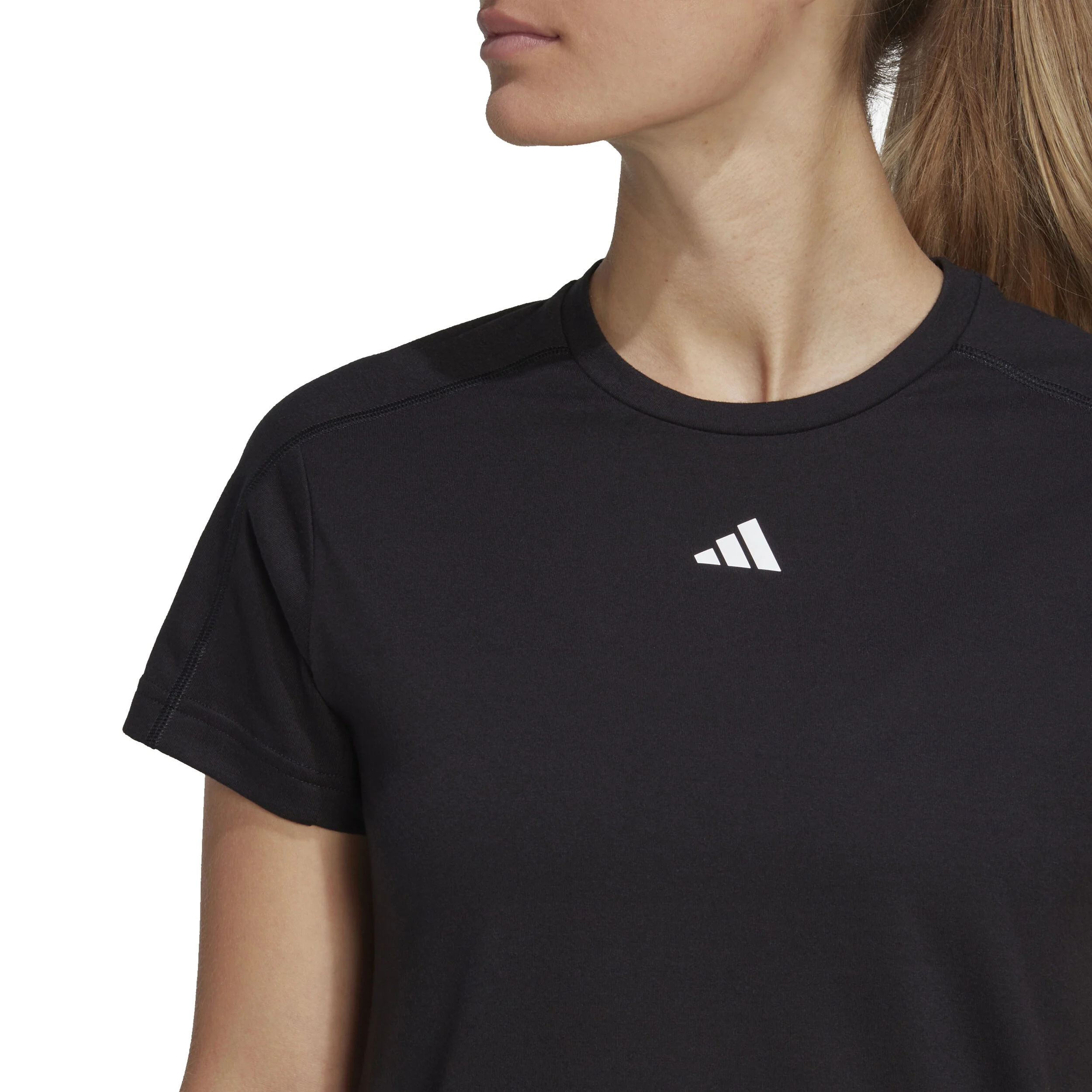Training Essentials Crew T-Shirt Damen - Schwarz