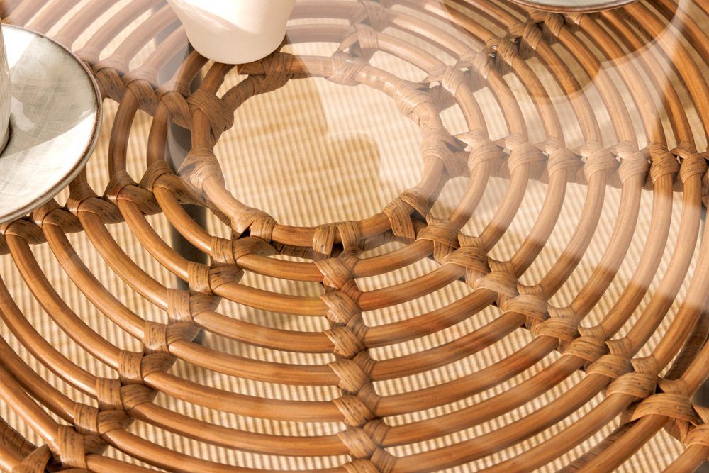 riess-ambiente Balkonset PARIS braun, (Set, 3-tlg), Garten · Terrasse · Tisch · Stühle · Sitzgruppe · Outdoor · Design