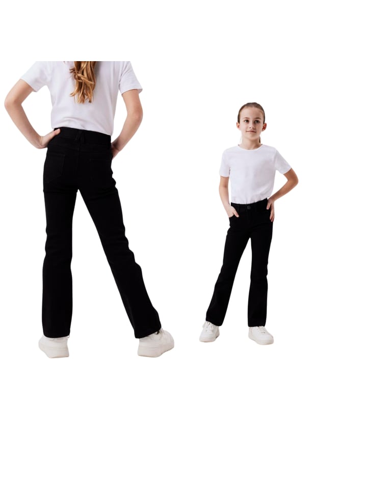 name it Jeans Schlaghose in Schwarz günstig kaufen