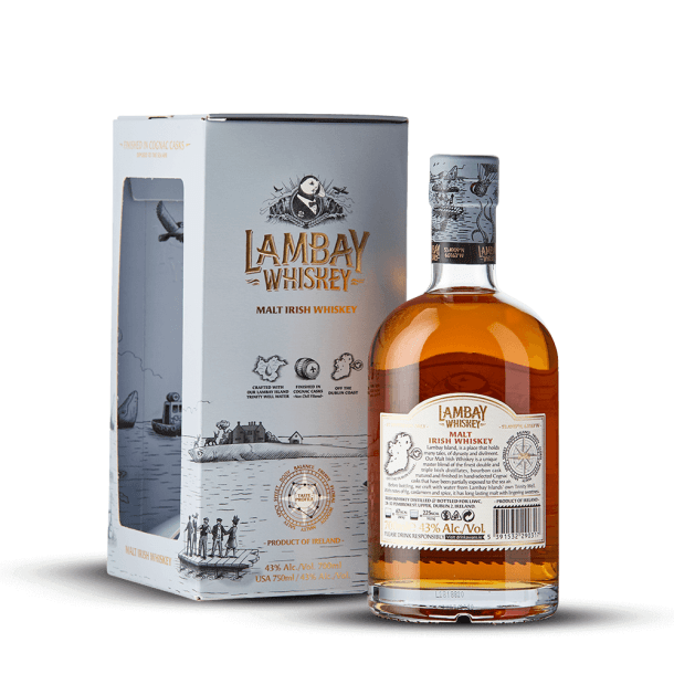 Lambay Whiskey Irish Malt 43%