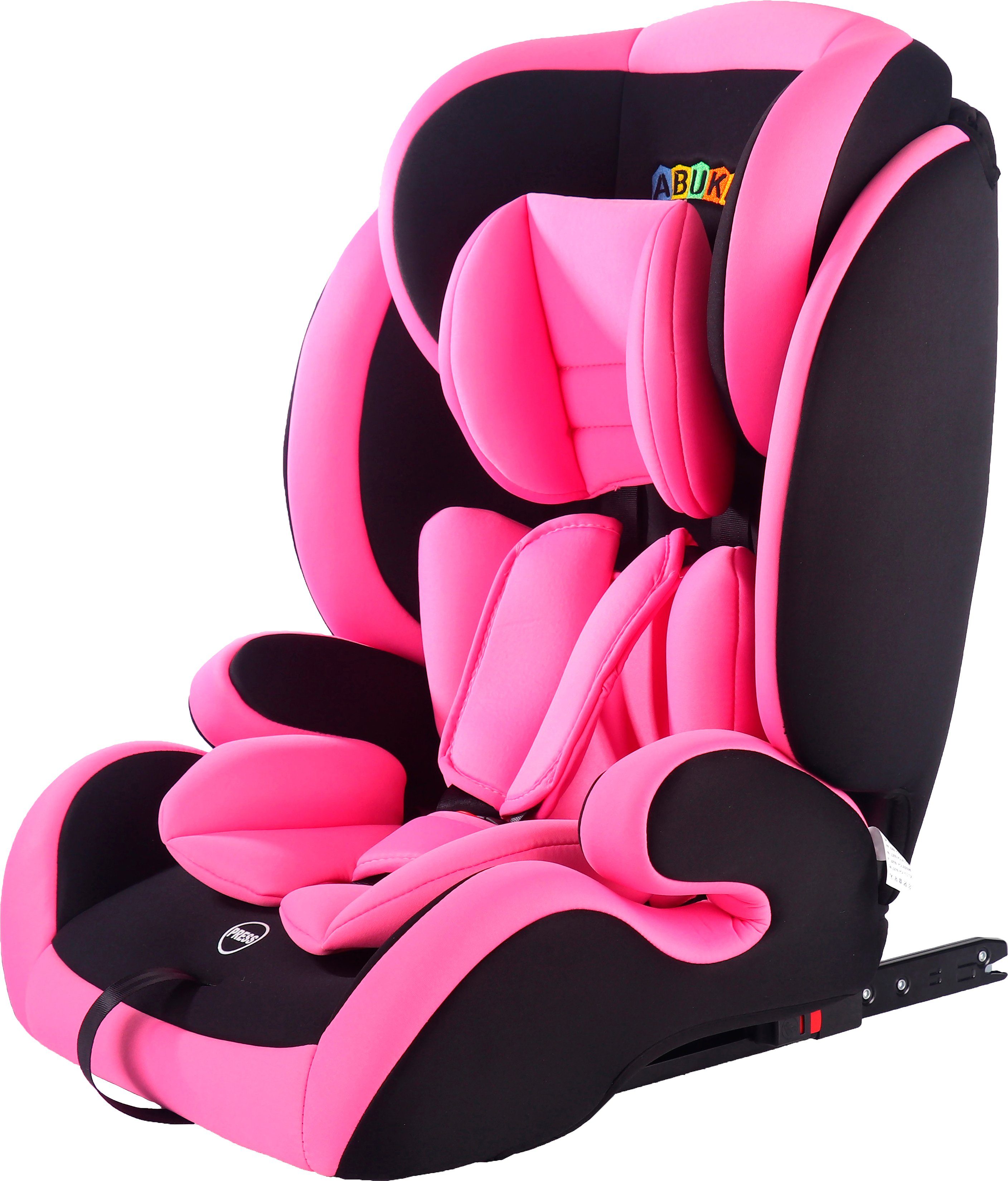 ABUKI Autokindersitz Kemi, ab: 9 Monate, bis: 12 Jahre, ab: 9 kg, bis: 36 kg, mit Befestigungssystem für Isofix-Halterung