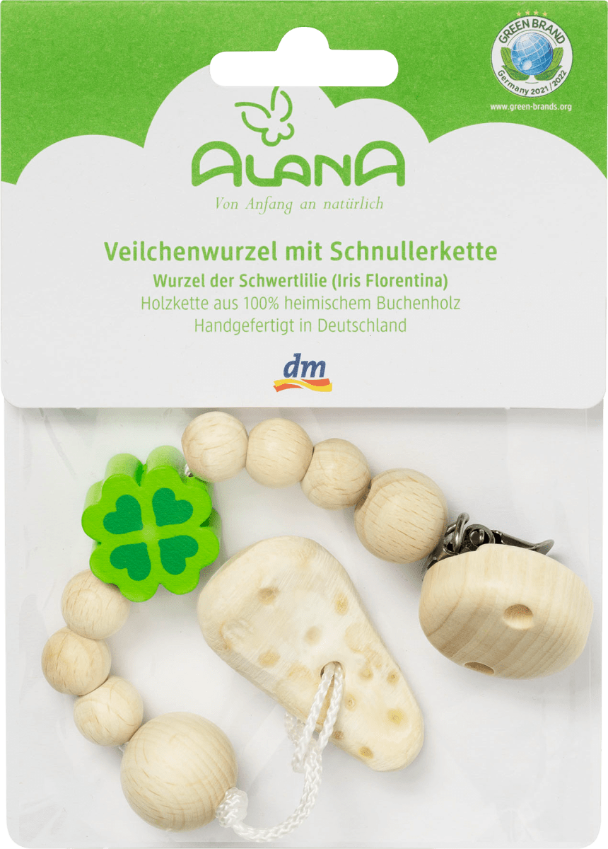 Schnullerkette mit Veilchenwurzel, 1 St