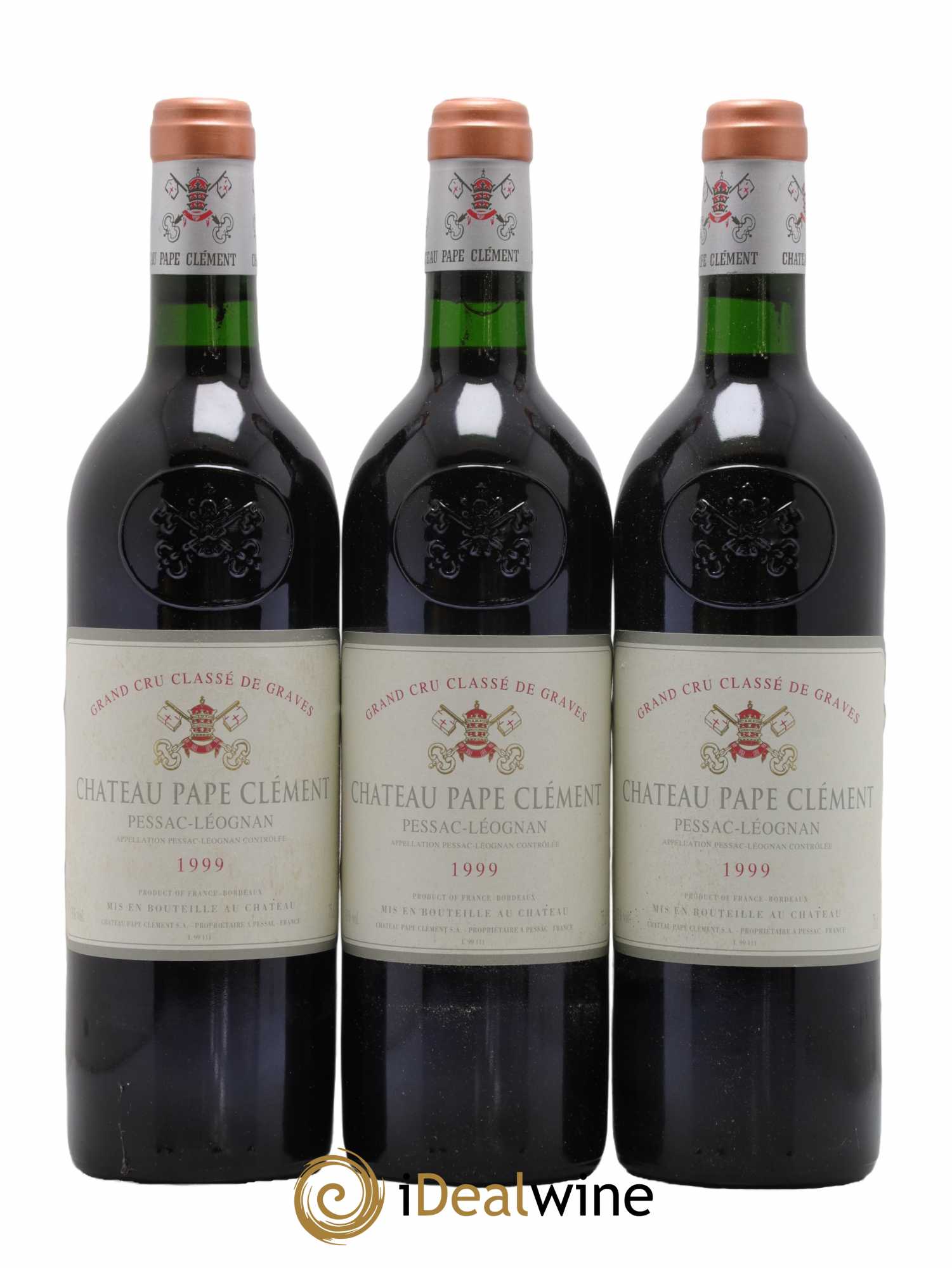 Château Pape Clément Cru Classé de Graves  1999 - Lot de 12 Bouteilles