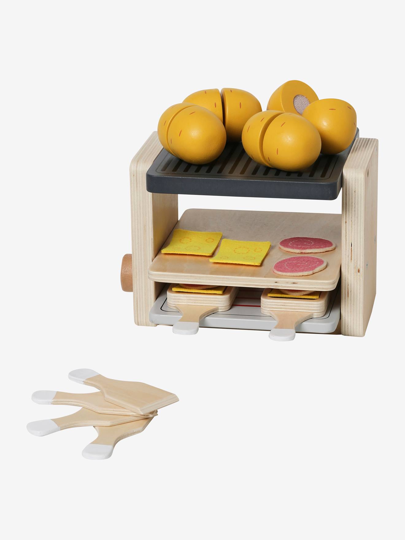 Vertbaudet Raclette-Spiel, Holz FSC - mehrfarbig
