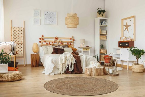 Teppich Nele Juteteppich Naturfaser, carpetfine, rund, Höhe: 6 mm, geflochtener Wendeteppich aus 100%Jute, in rund und oval, viele Größen