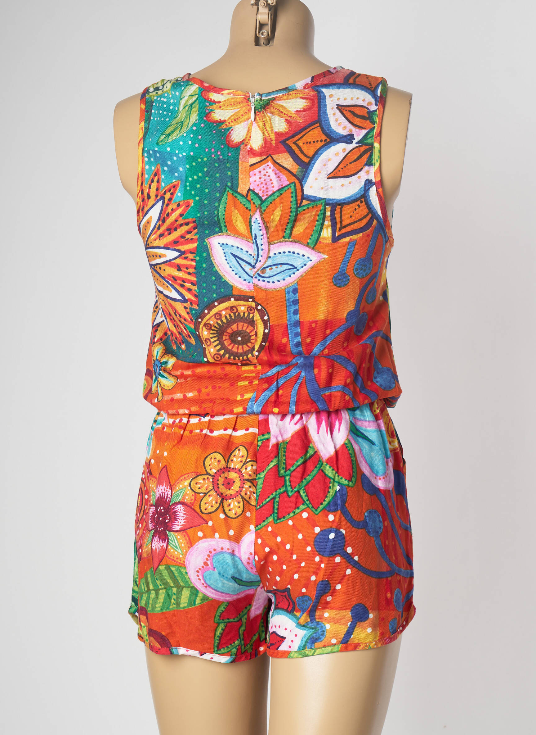 Desigual Combi Shorts Femme couleur orange