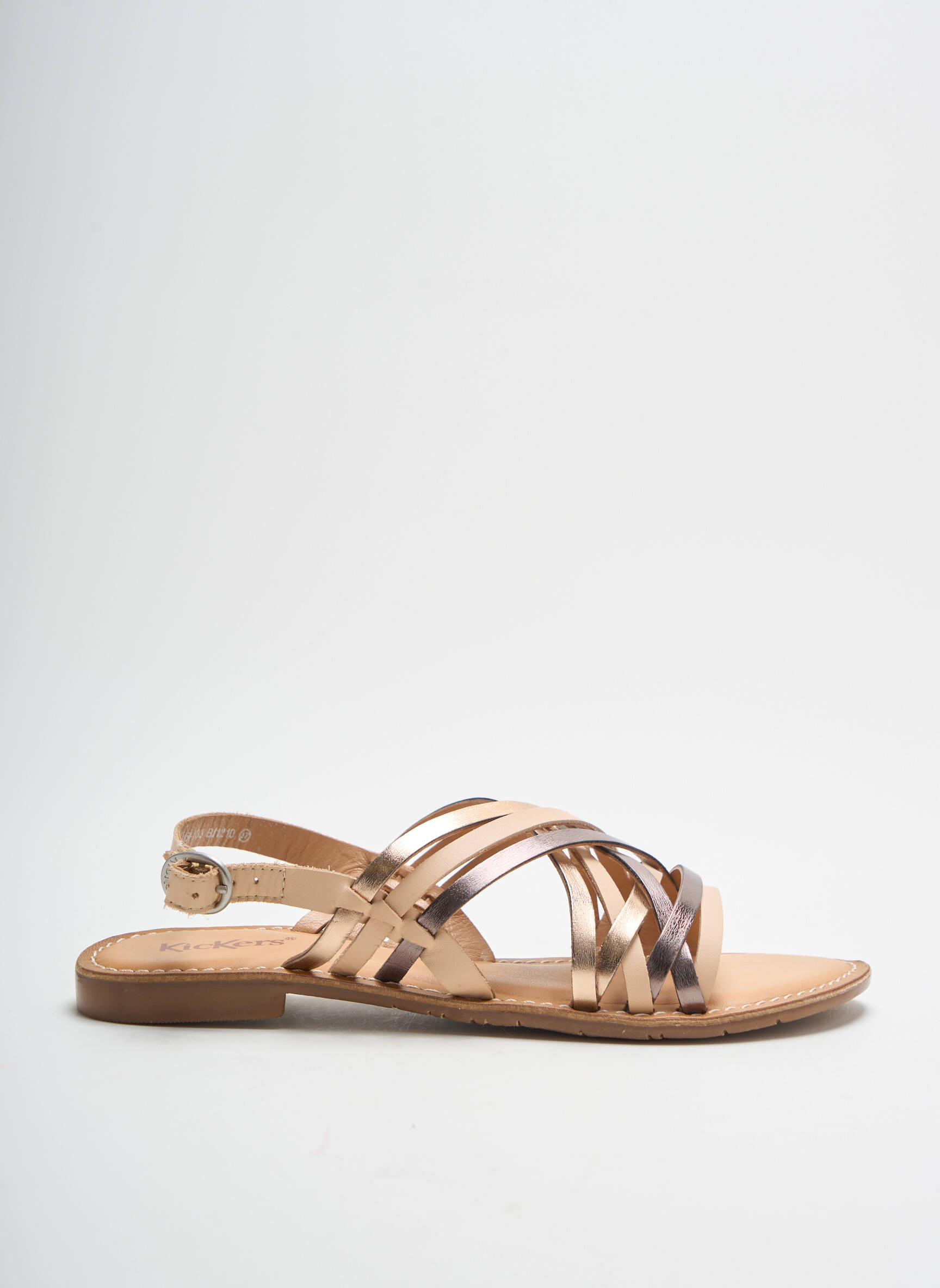 Kickers Sandales Nu Pieds Femme couleur beige
