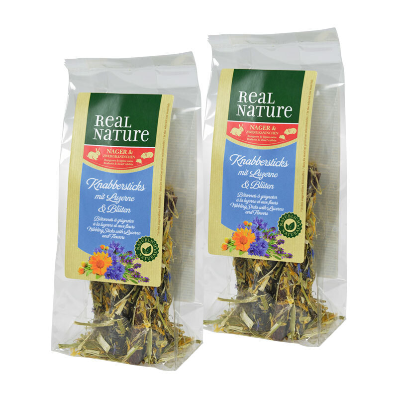 REAL NATURE Snacks REAL NATURE Knabbersticks 2x50g Kräuter