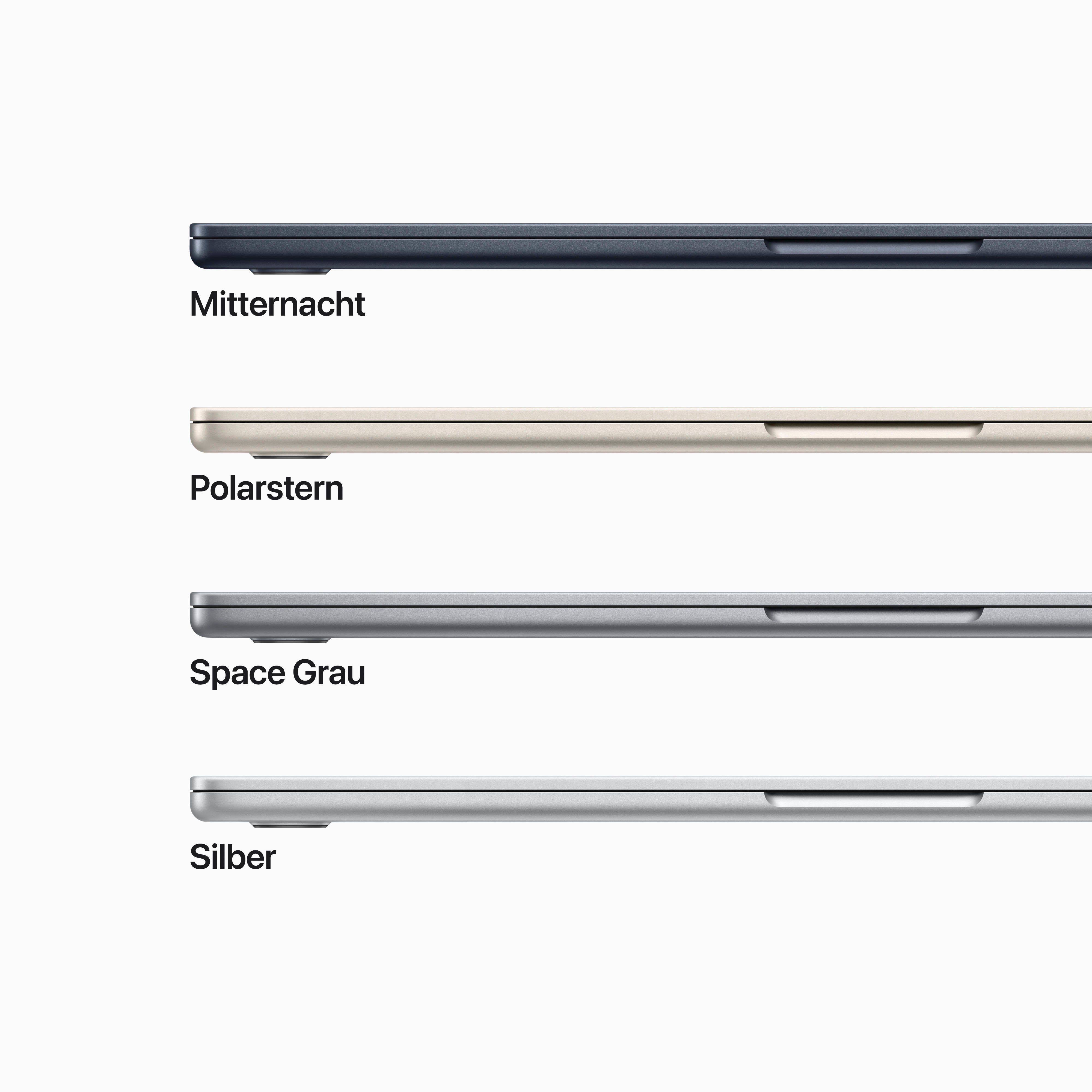 Apple MacBook Air Notebook (38,91 cm/15,3 Zoll, Apple M2 M2, 10-Core GPU, 1000 GB SSD)