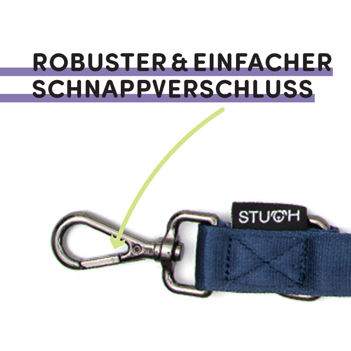 STUCH Hundeleinen STUCH Hundeleine Führleine dunkelblau