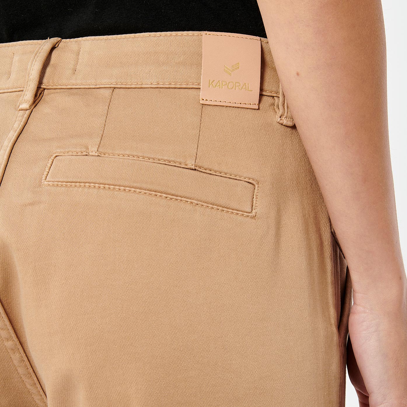 VIWIX  Jean boyslim beige femme