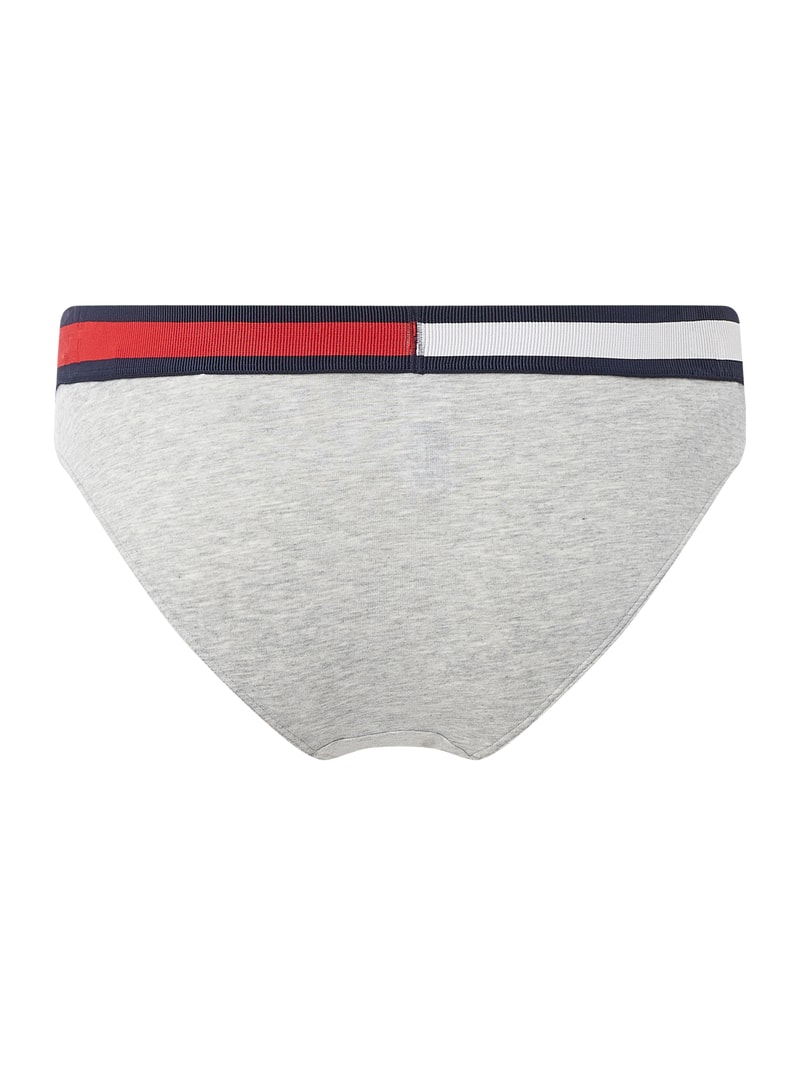 Slip mit Stretch-Anteil im 3er-Pack in hellgrau