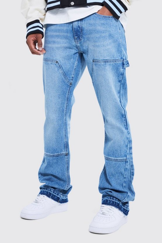 Slim-Fit Schlagjeans