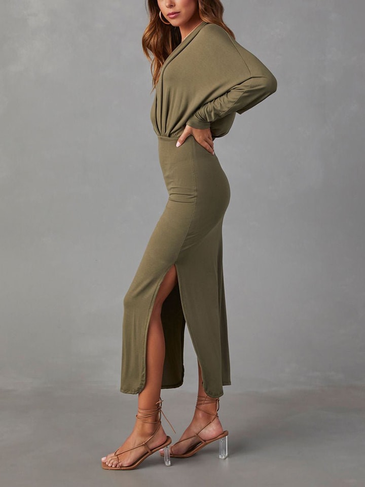 LA Angels Kleid in Khaki günstig kaufen