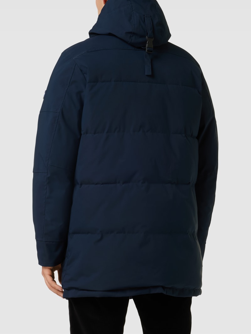 Parka mit Pattentaschen in blau