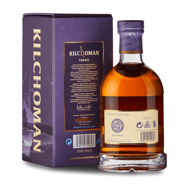 Kilchoman Sanaig 46% + Etui
