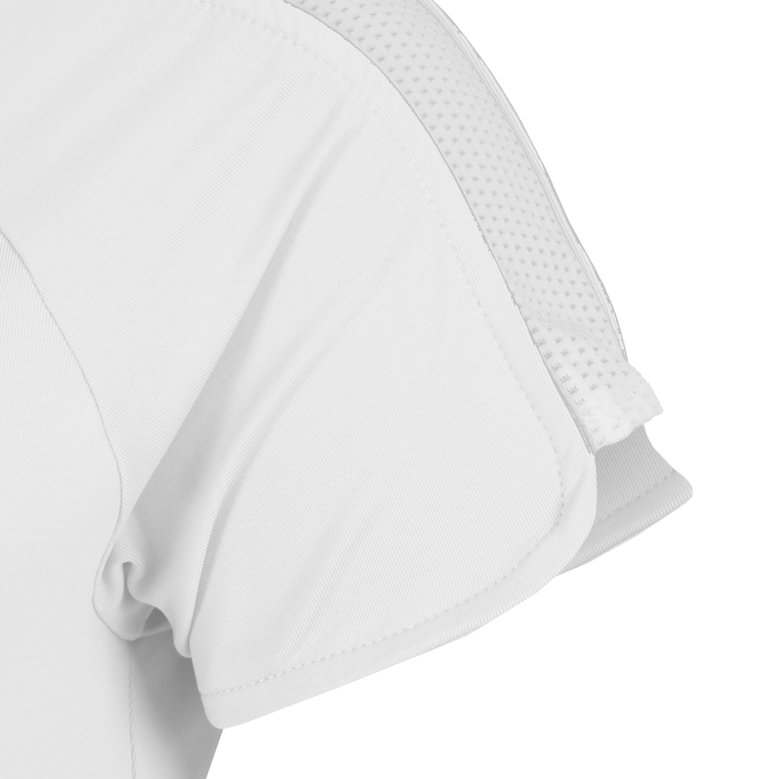 Mesh T-Shirt Damen - Weiß