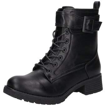 Charmosa Biker Boots in schwarz