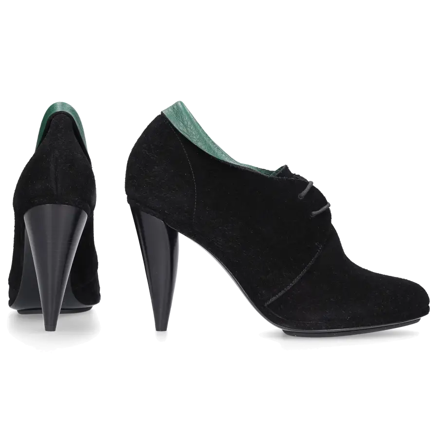 Balenciaga - Stiefeletten WADV Veloursleder - schwarz