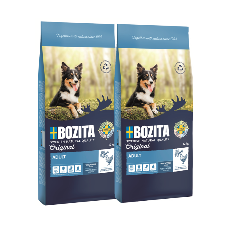BOZITA Hundetrockenfutter BOZITA Dog Original Adult 12kg