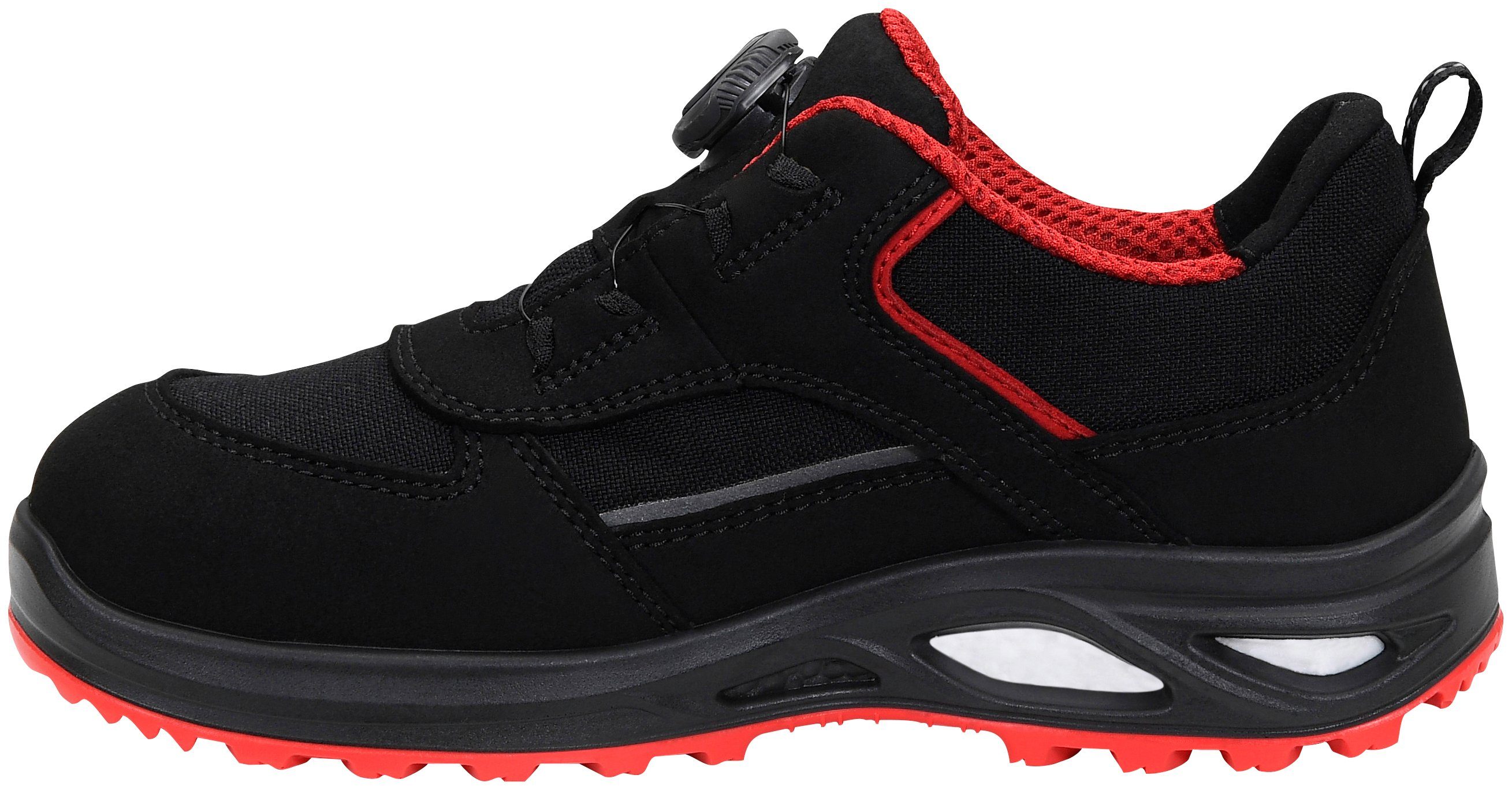 Elten HANNAH XXTL BOA® black-red Low ESD Sicherheitsschuh S3, DGUV-zertifiziert, Wellmaxx Dämpfungstechnologie