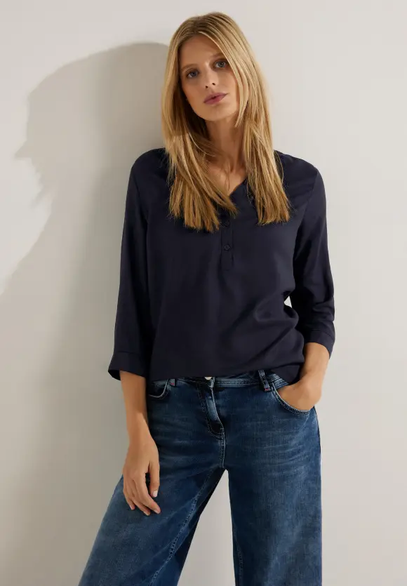 CECIL Viskose Bluse mit 3/4 Arm