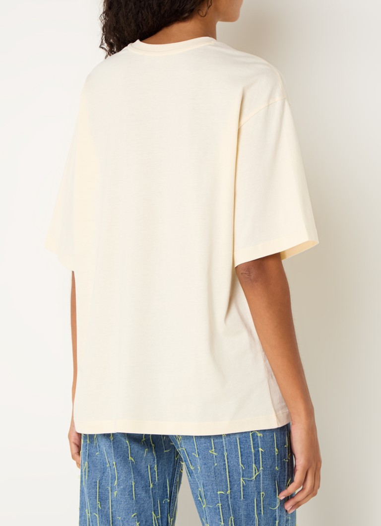 T-shirt Bruna del marchio Refined Department con logo stampato