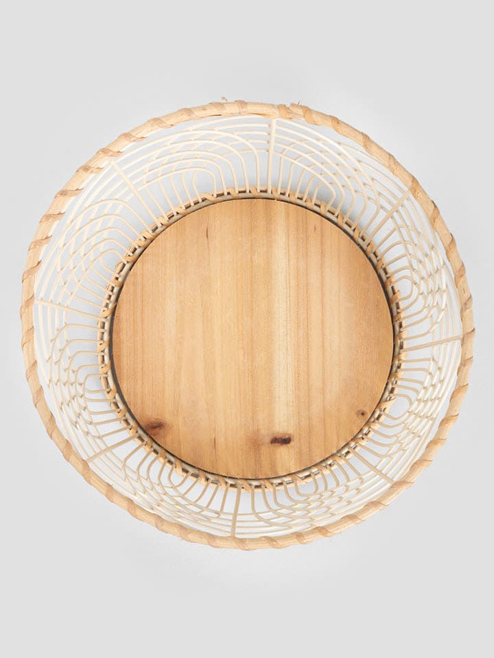 Homla Obstkorb ''Heron'' in Creme/ Hellbraun - (H)25 x Ø 18 cm günstig kaufen onesize
