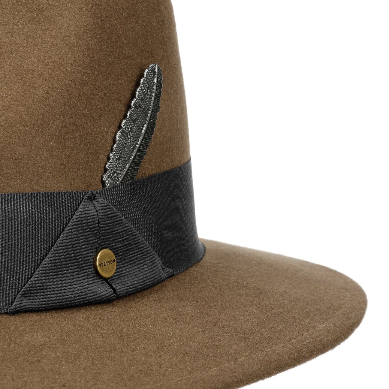 Stetson Filzhut (1-St) Wollfilzhut mit Ripsband