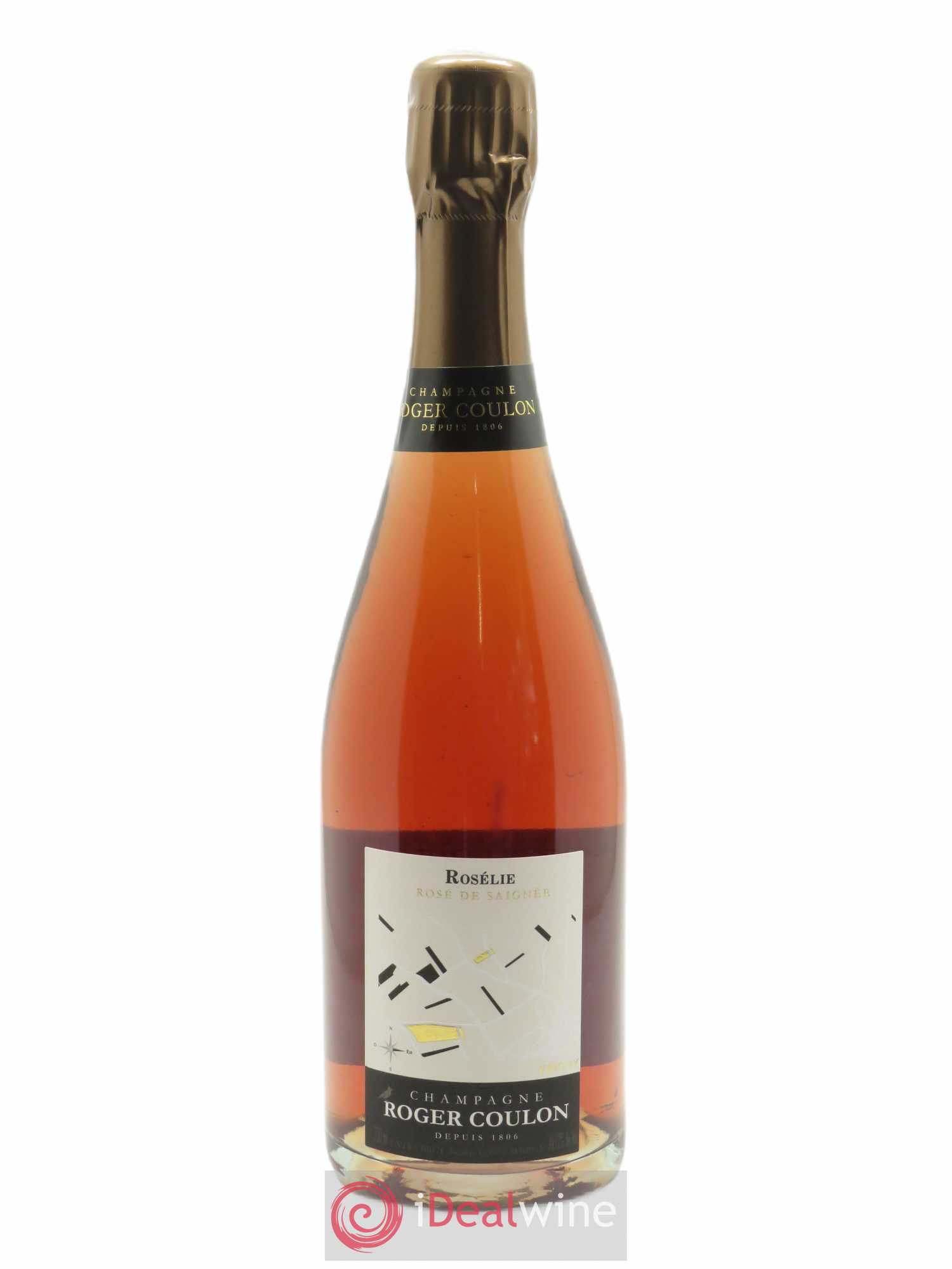 Rosélie Rosé de Saignée Extra-Brut Roger Coulon   - Lot de 1 Bouteille