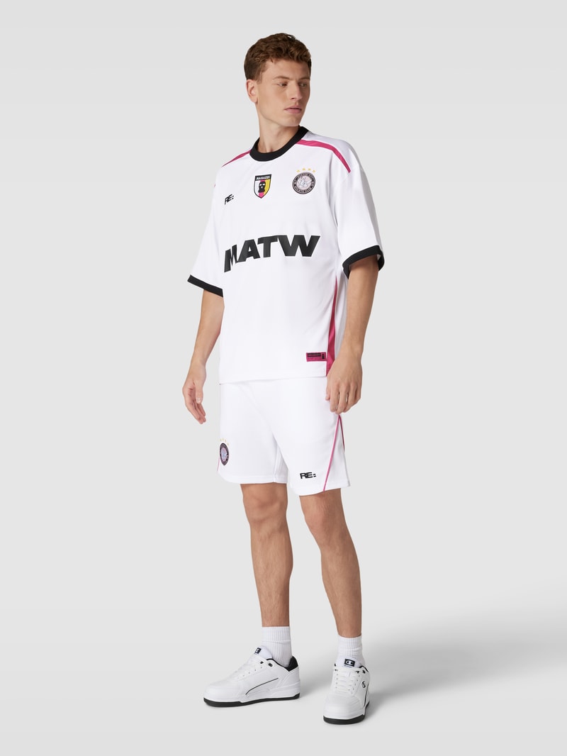 Shorts mit elastischem Bund - MATW x REVIEW Drop 10 in weiß