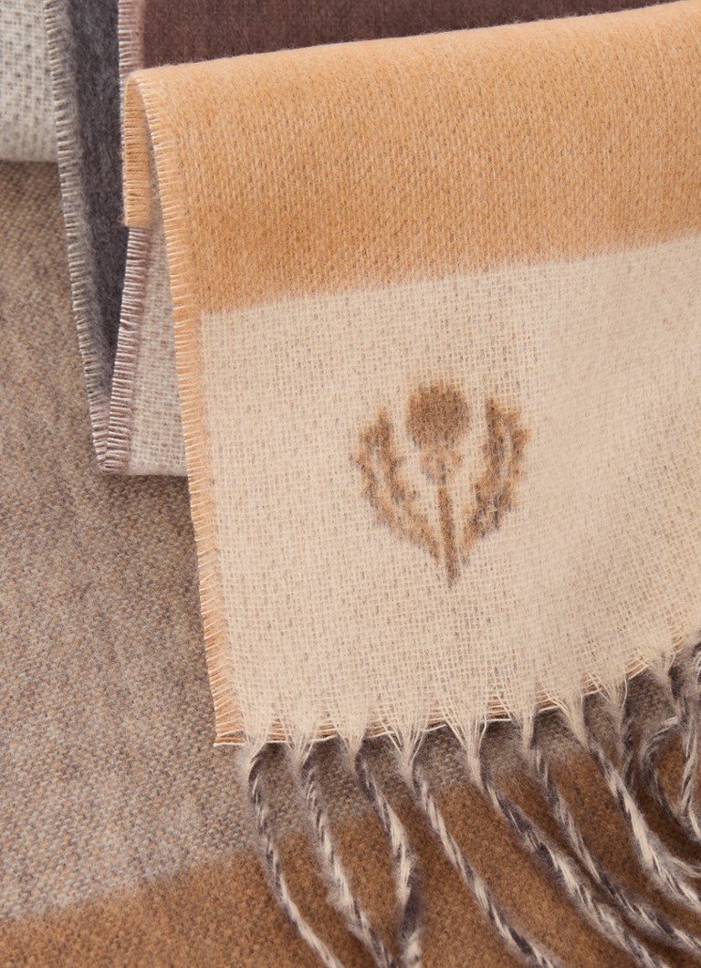 Fraas Scarf with stripe print 185 x 35 cm