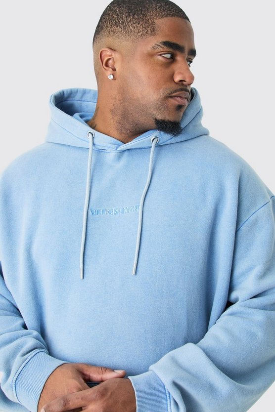 Plus Oversize Hoodie mit Official Print