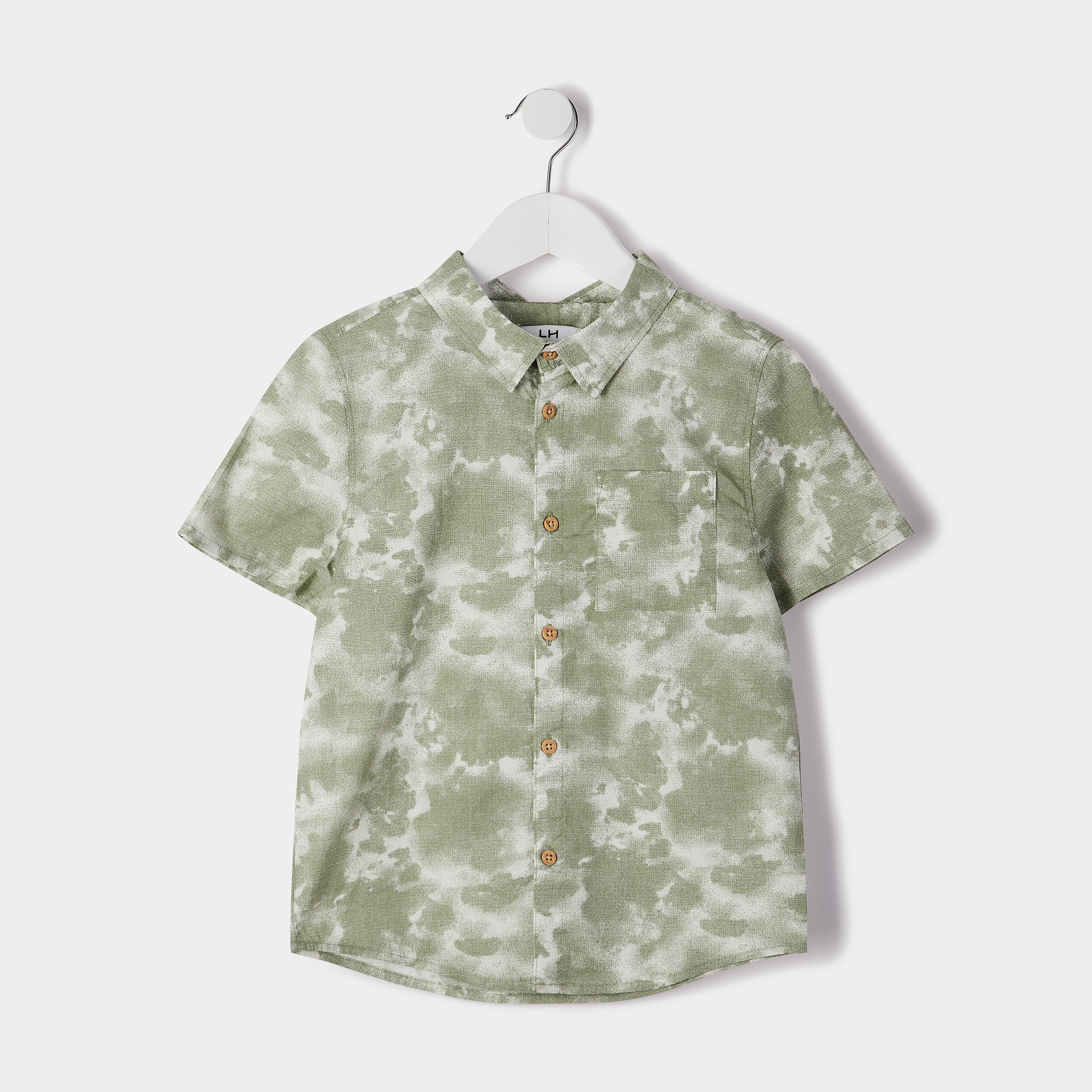 Chemise manches courtes ecru garçon | La Halle
