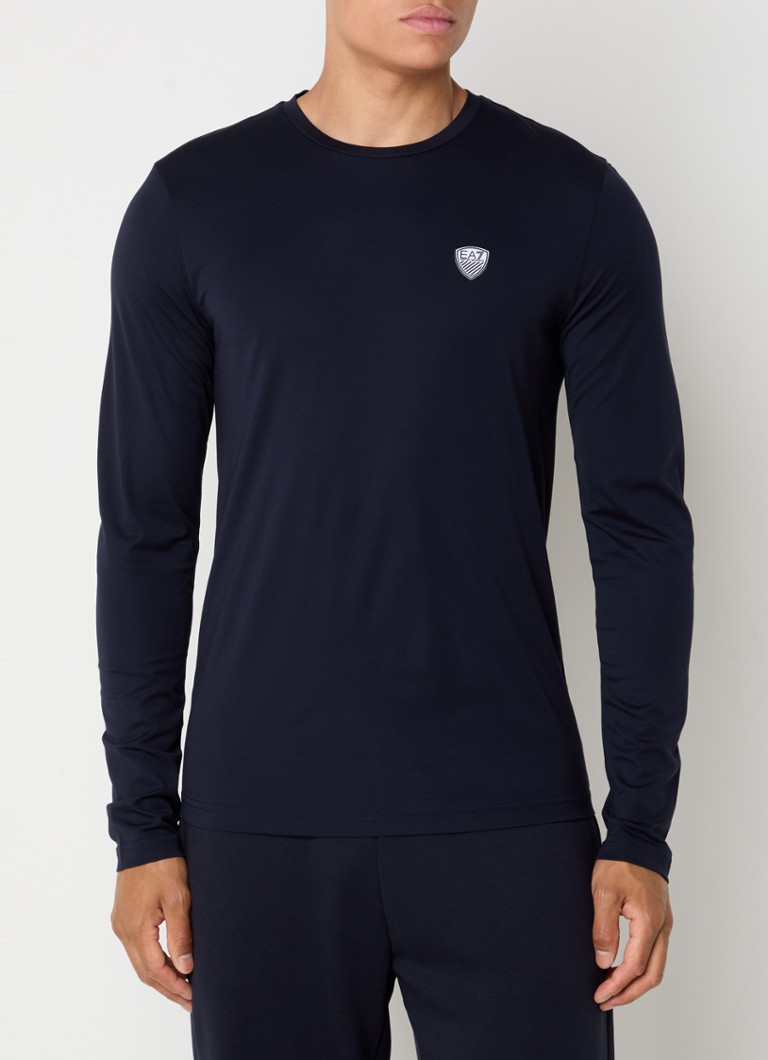 Emporio Armani  Longsleeve met logoborduring