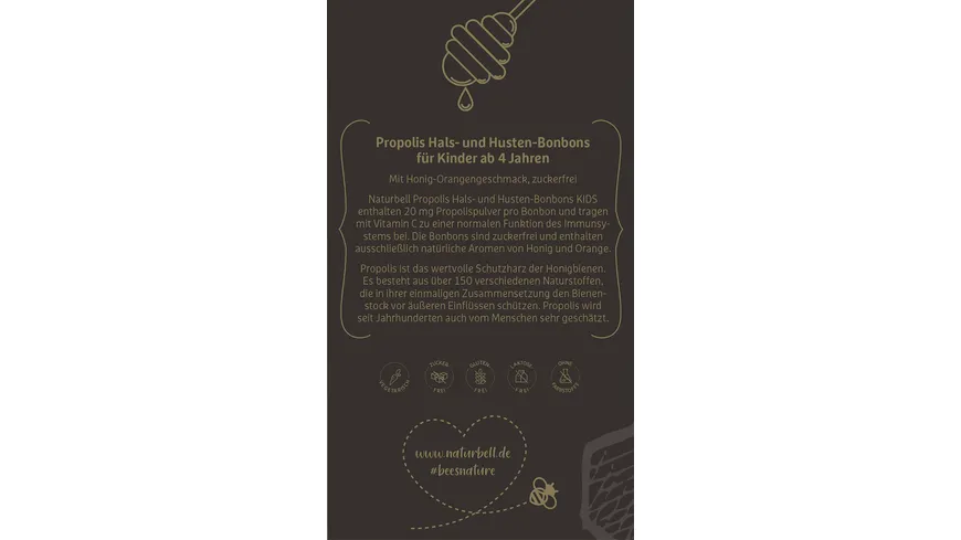 Naturbell Propolis Hals- & Husten-Bonbons