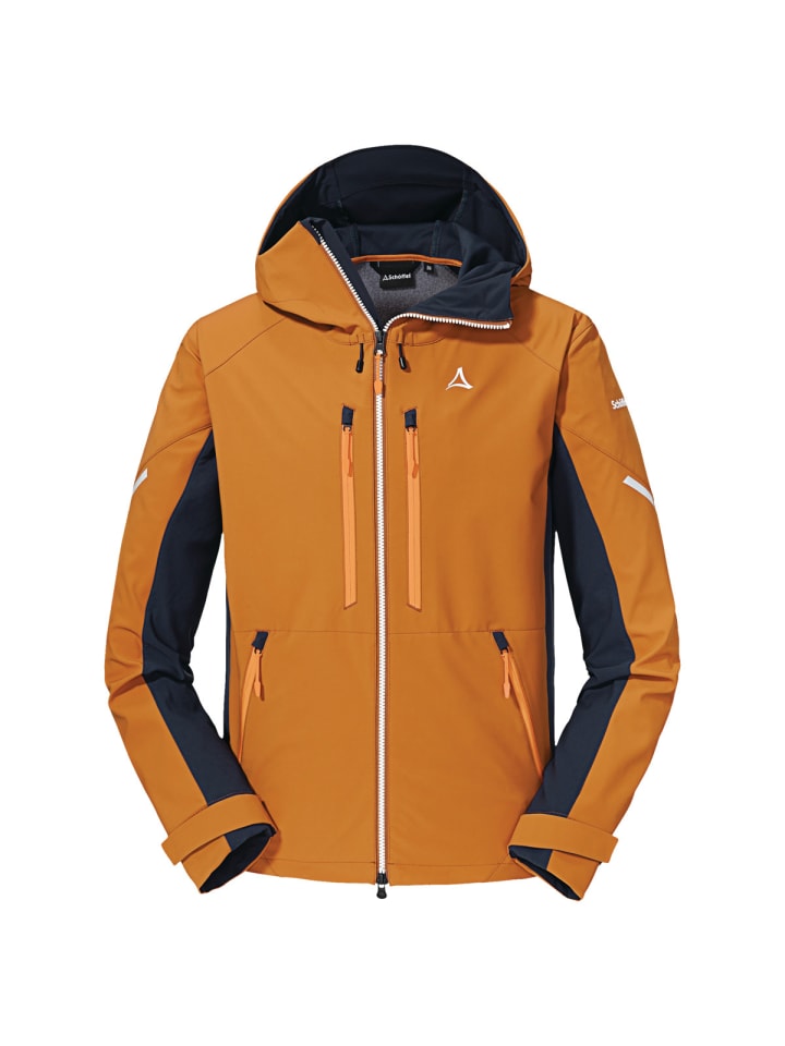 Schöffel Softshelljacke Matrei in orange günstig kaufen