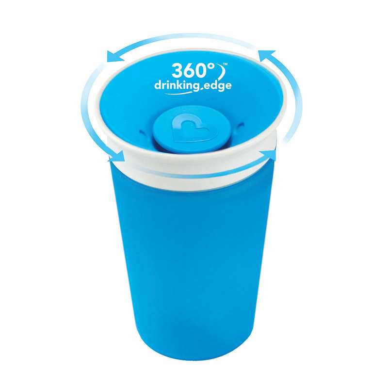 Tasse miracle 360° 12 mois et + bleu Munchkin