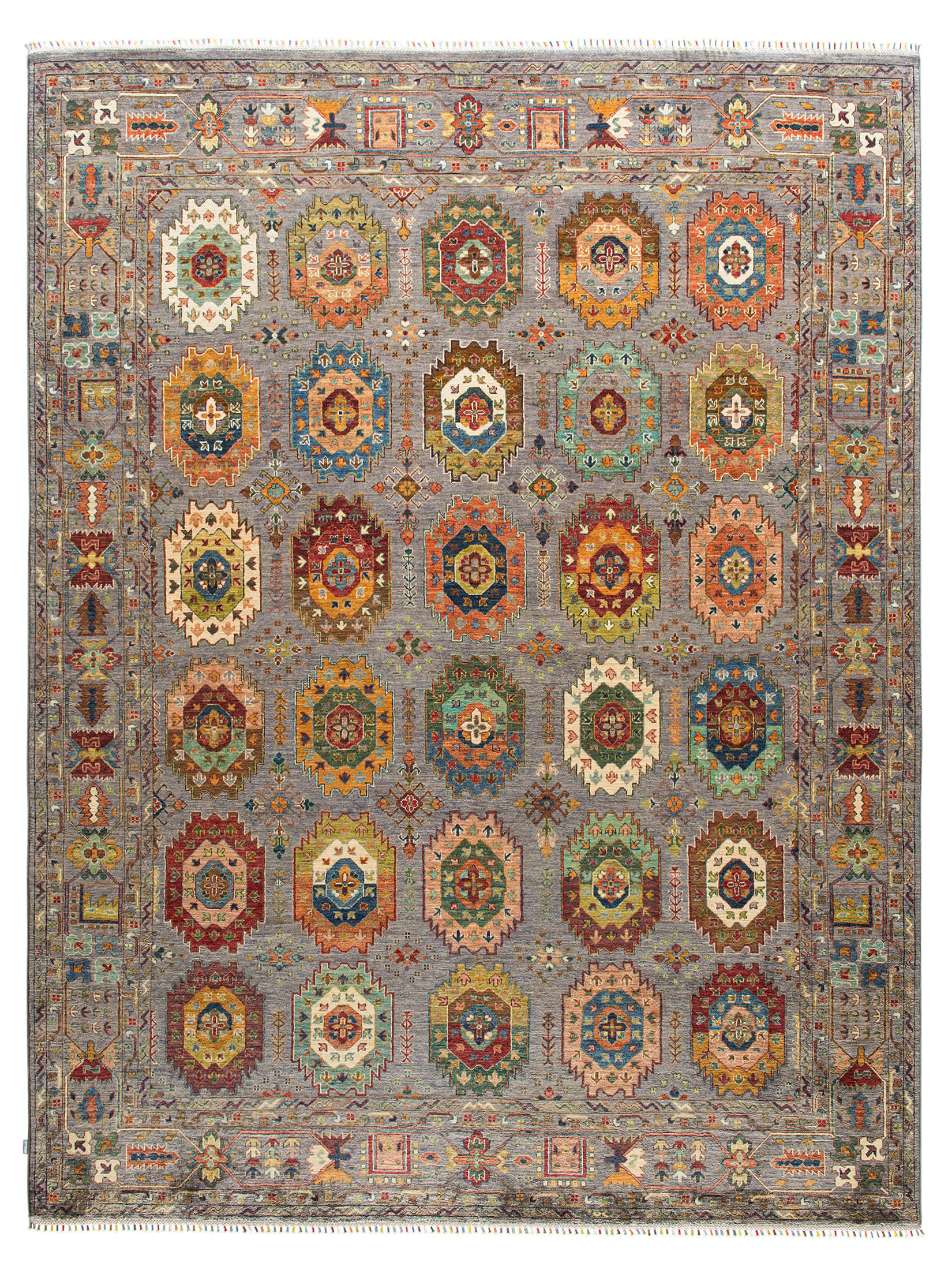 Kazak Ghazni ca. 244 x 318 cm, Unikat / Einzelstück
