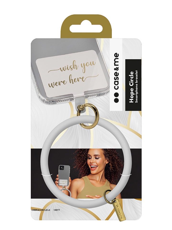 case&me Smartphone-Armband in Weiß günstig kaufen onesize