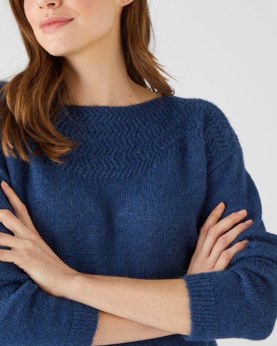 Pull chaud motif chevrons Thermolactyl