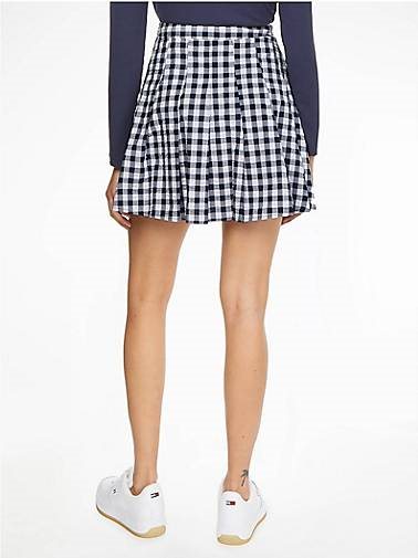 TOMMY-JEANS Damen Minirock GINGHAM