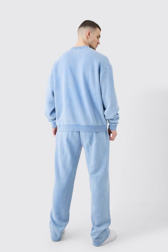 Tall kastiger Oversize Sweatshirt-Trainingsanzug