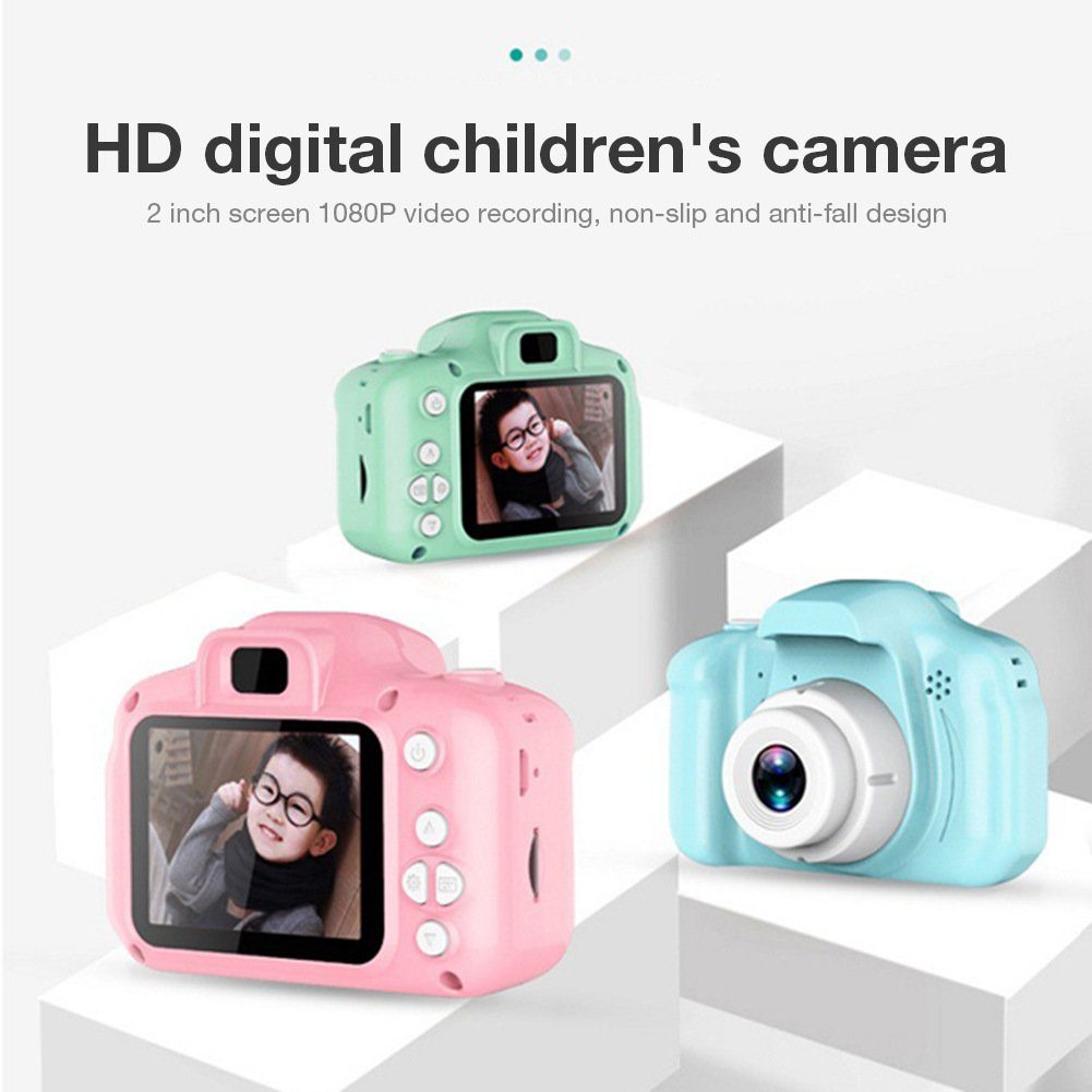 autolock Kinderkamera,HD-Digitalvideokameras(mit 32 GB SD-Karte) Kinderkamera (13.2 MP, WLAN (Wi-Fi), Geburtstagsgeschenke für Jungen im Alter von 3-9 Jahren)