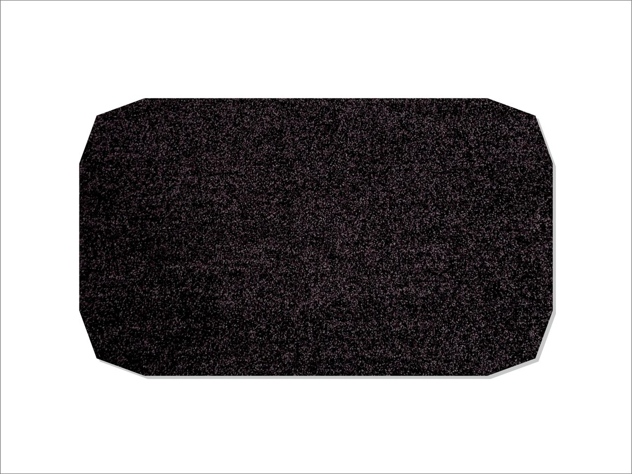 Keilbach Designprodukte Keilbach Schuhabstreifer, 145 x 85 cm, schwarz