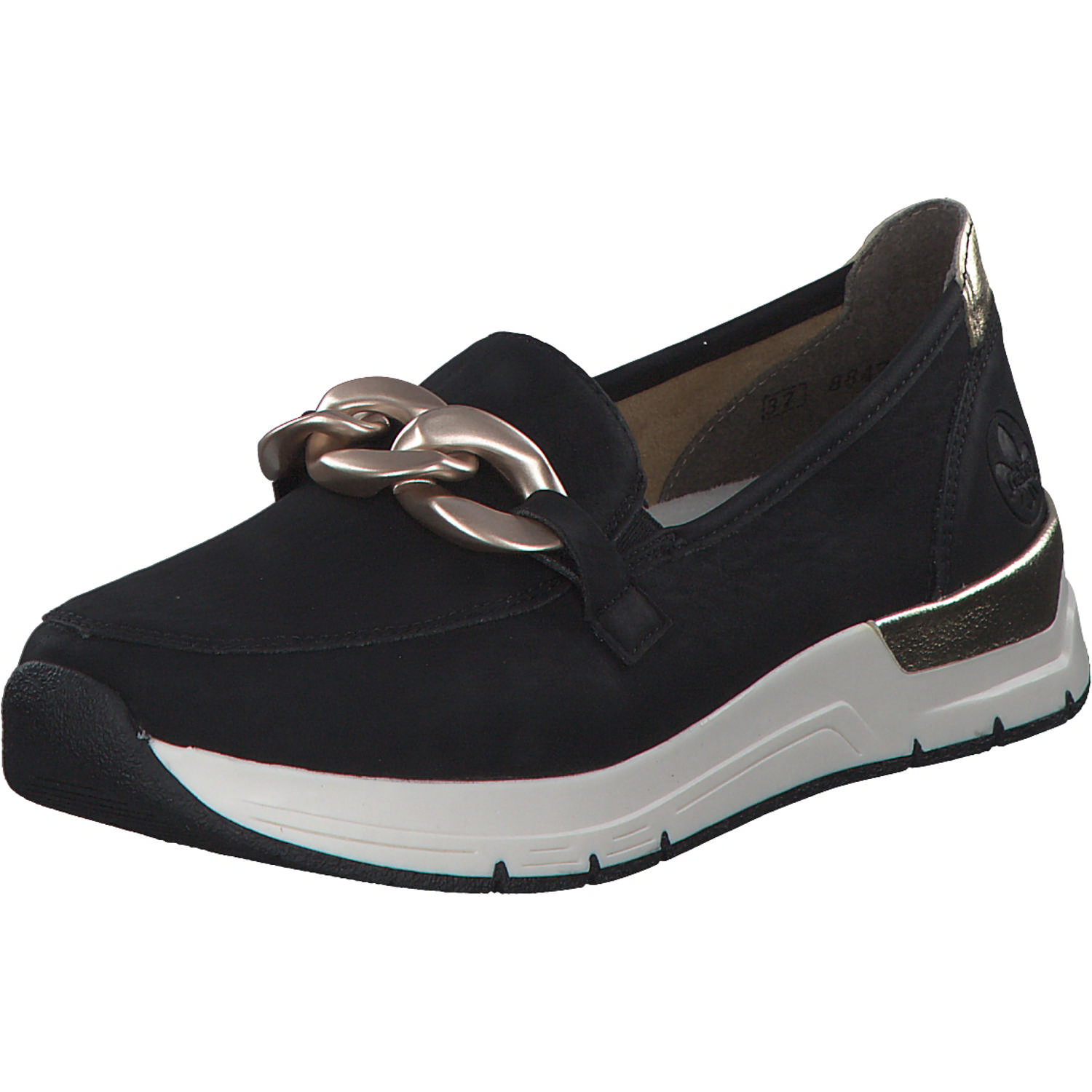 Rieker 58944, Mokassins, Damen, Schwarz