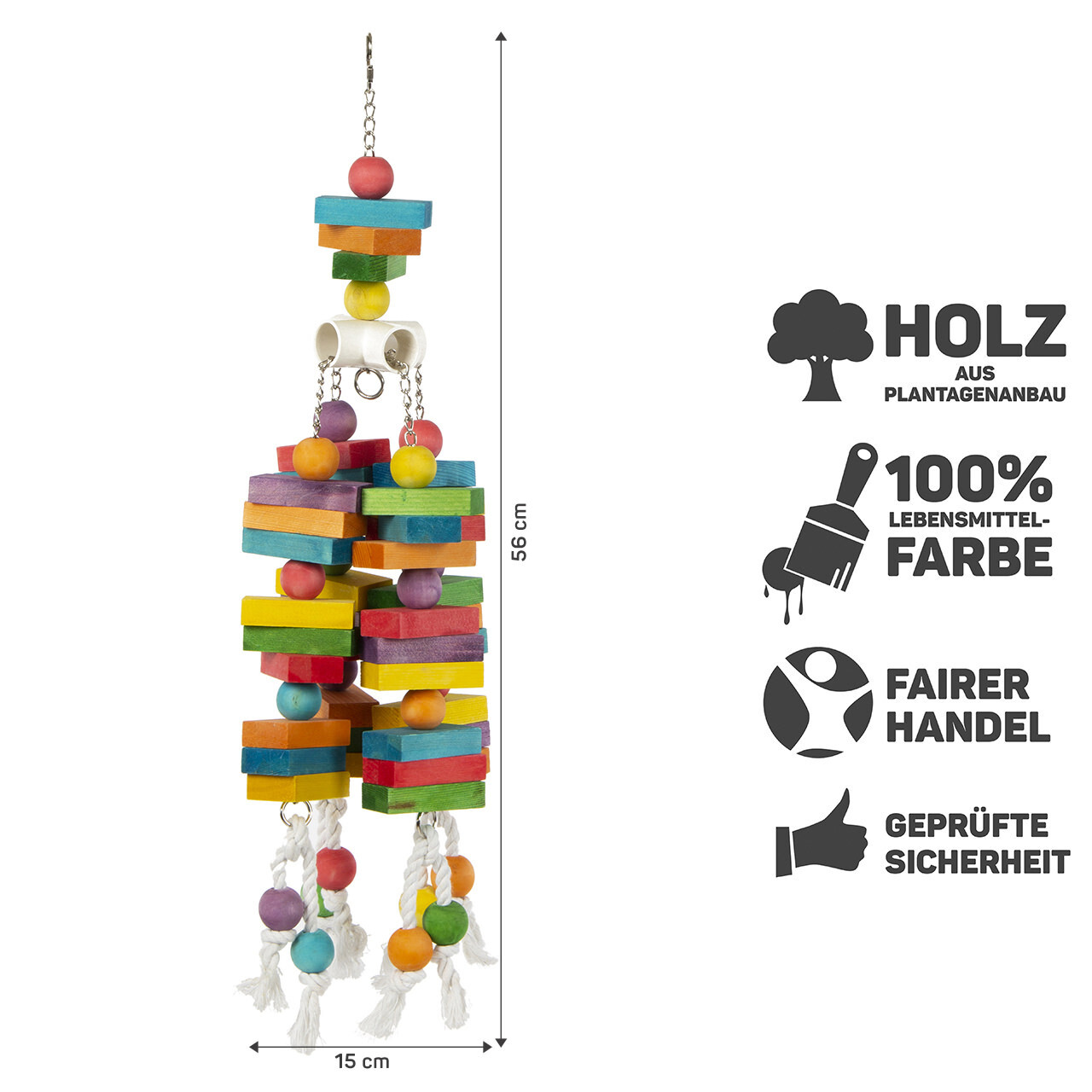 HappyBird Spielzeug HappyBird Holzspielzeug Four Way Play XL