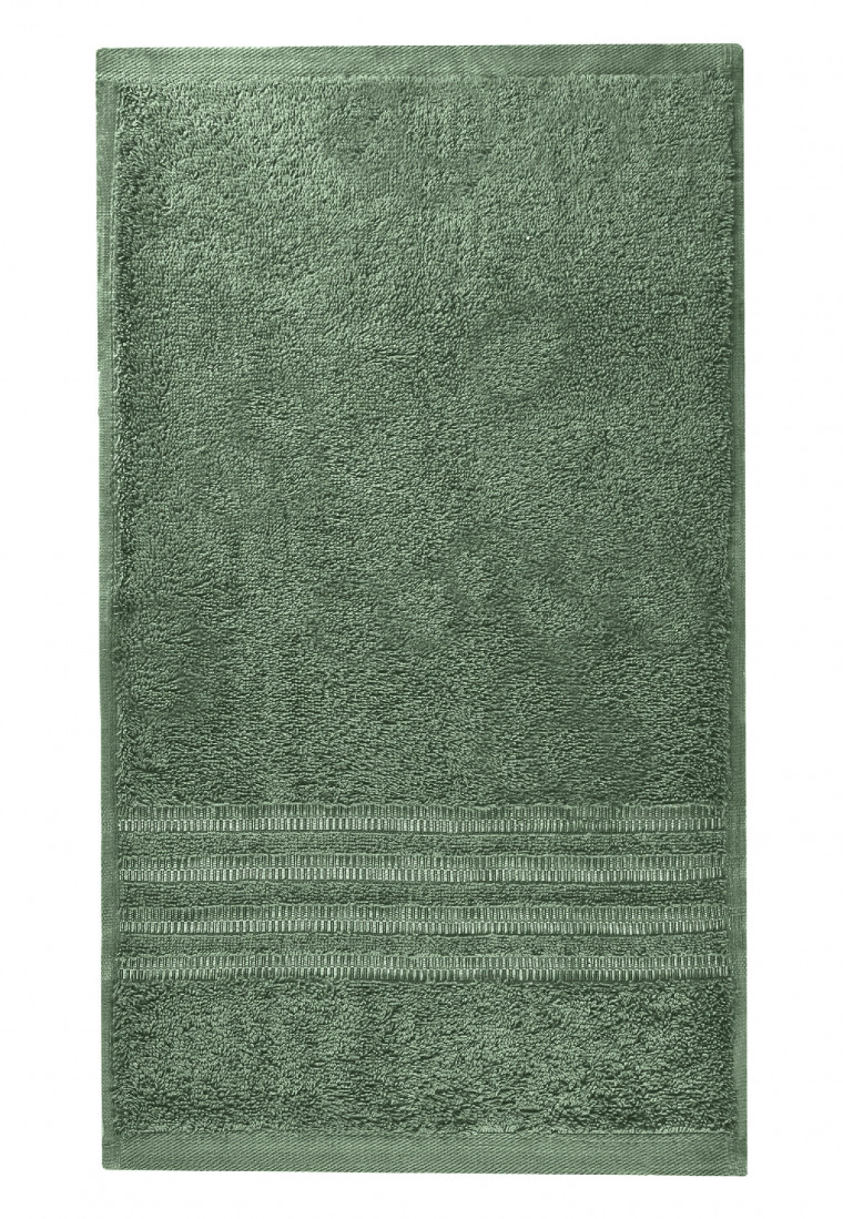 Gästetuch Milano 30x50 dunkelgrün - SCHIESSER Home